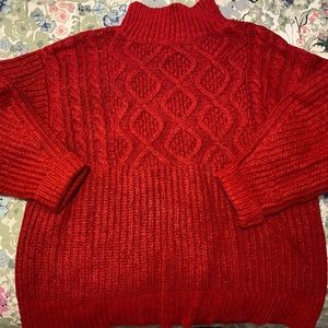 Red Oversized sweater